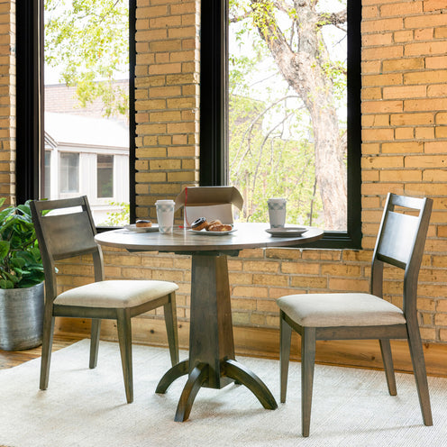 Zoey Round Drop Leaf Table